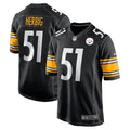 Pittsburgh Steelers Nick Herbig Black Game Jersey