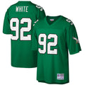 Philadelphia Eagles Reggie White Mitchell & Ness Kelly Green Big & Tall 1990 Retired Player Replica Jersey