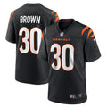 Cincinnati Bengals Chase Brown Black Team Game Jersey