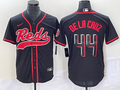 Men's Cincinnati Reds Elly De La Cruz #44 Black Replica Player Jersey1 Joint Edition