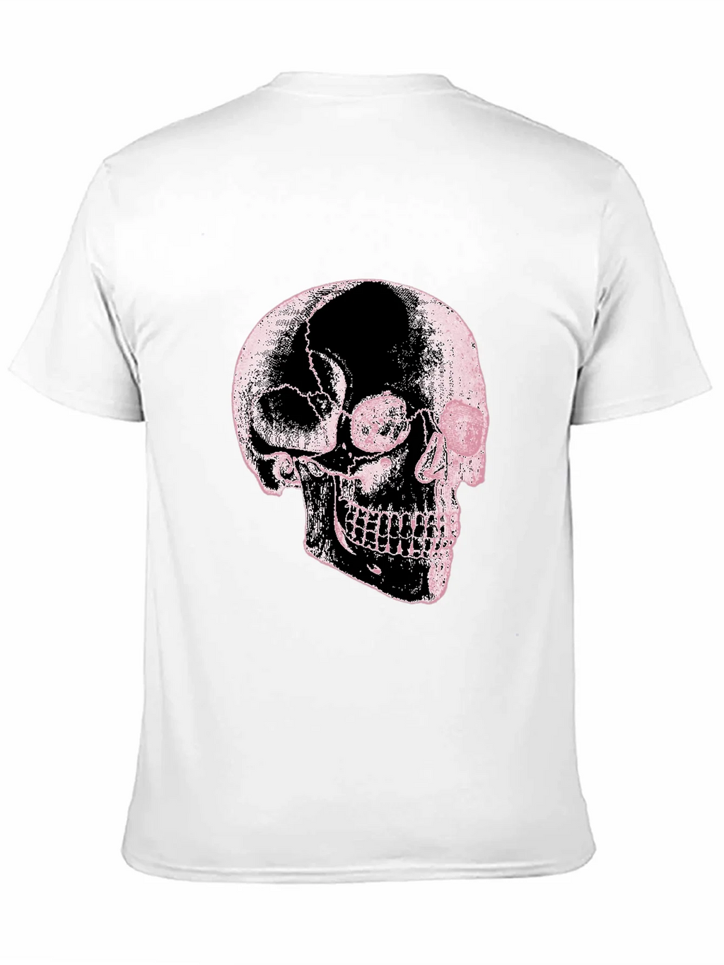 Skull Graphic Print Black Tee