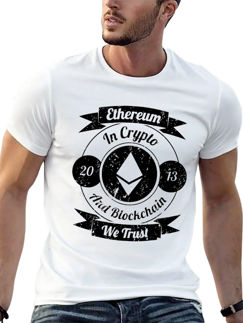 Ethereum Crypto T-Shirt - Blockchain We Trust