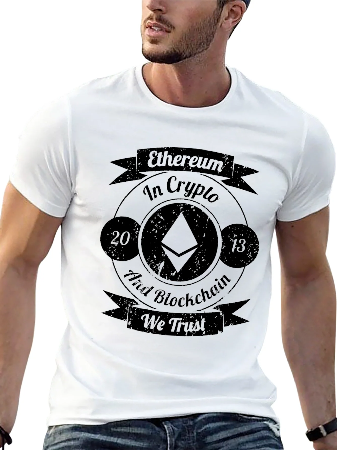 Ethereum Crypto T-Shirt - Blockchain We Trust