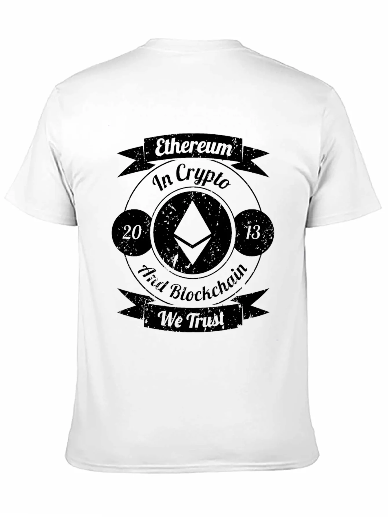 Ethereum Crypto T-Shirt - Blockchain We Trust