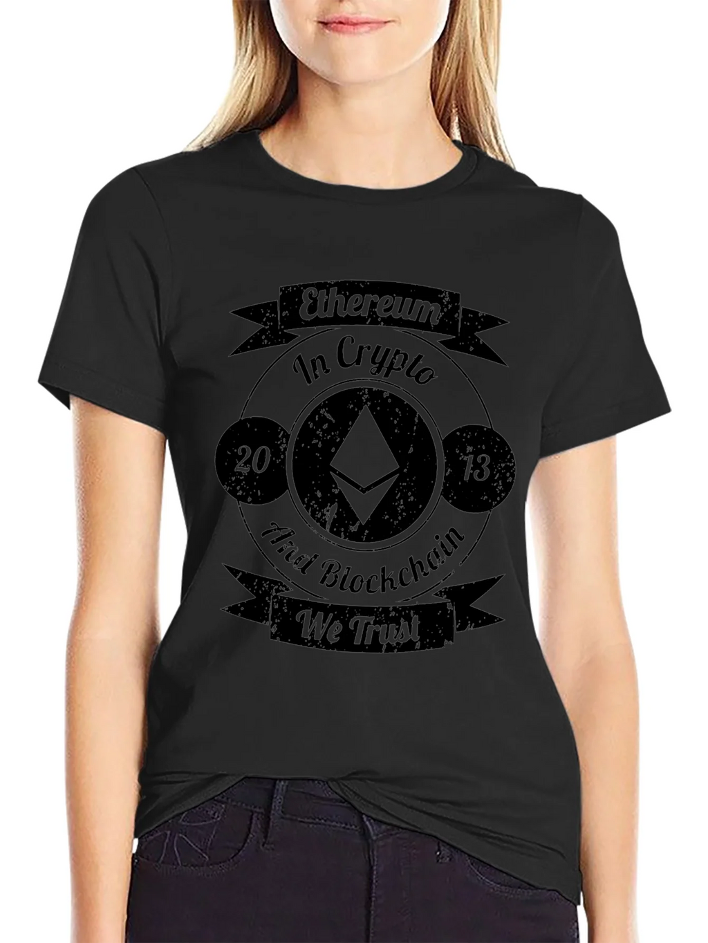 Ethereum Crypto T-Shirt - Blockchain We Trust