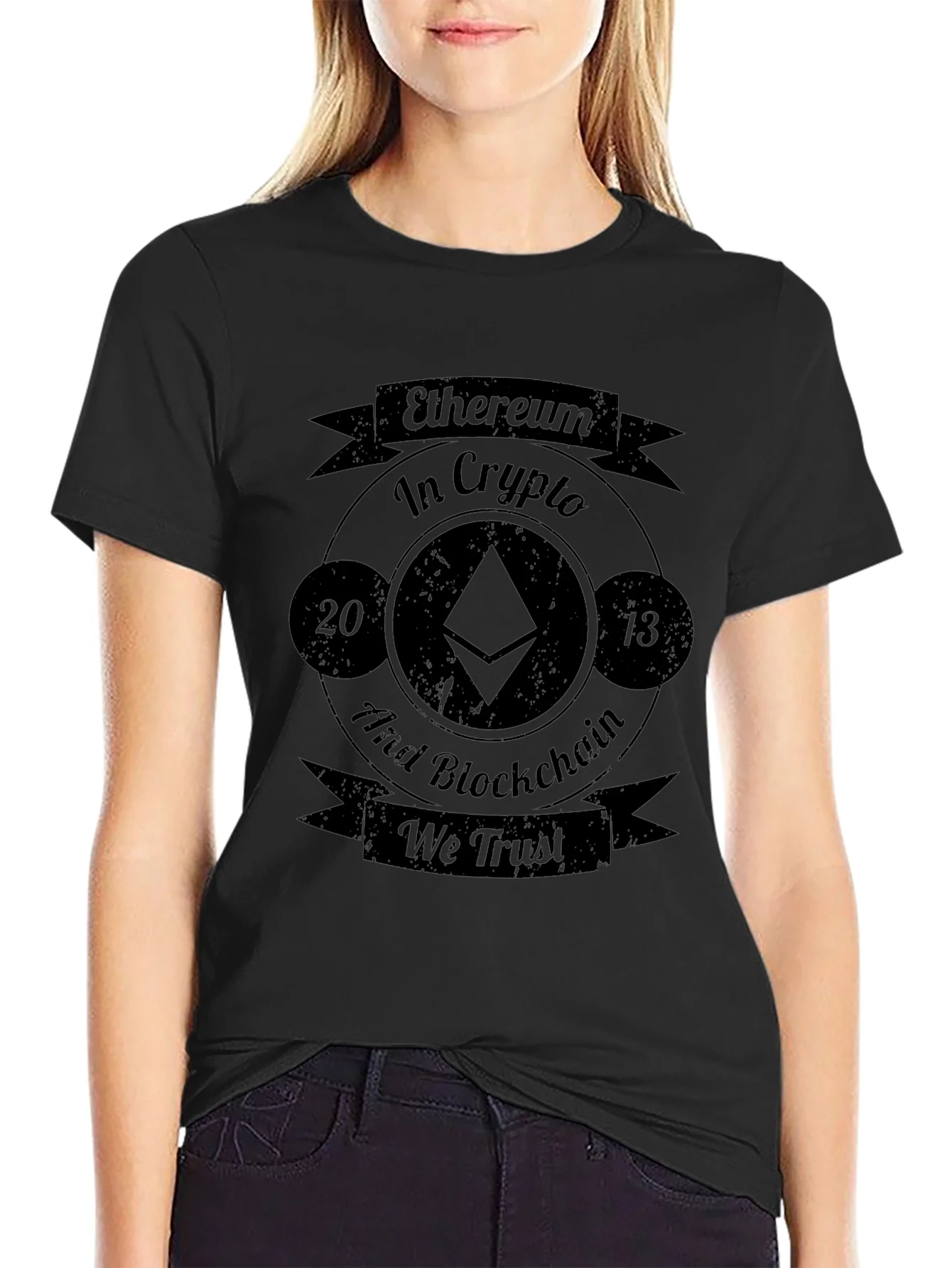 Ethereum Crypto T-Shirt - Blockchain We Trust