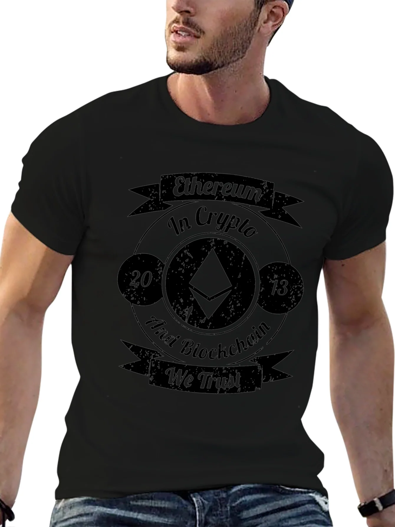 Ethereum Crypto T-Shirt - Blockchain We Trust