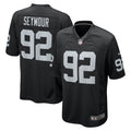 Las Vegas Raiders Richard Seymour Black Retired Player Game Jersey