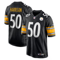 Pittsburgh Steelers Malik Harrison Black Team Game Jersey