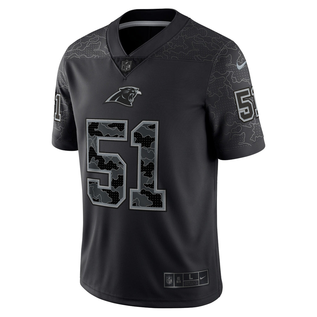 Sam Mills Carolina Panthers Nike Retired   RFLCTV Limited Jersey - Black