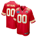 Custom Kansas City Chiefs Red Super Bowl LVII Game jersey