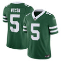 New York Jets Garrett Wilson Legacy Green Vapor F.U.S.E. Limited Jersey