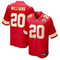 Kansas City Chiefs Nohl Williams Red Team Game Jersey