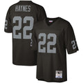 Las Vegas Raiders Mike Haynes Mitchell & Ness Black Legacy Replica Jersey