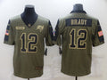 Men's Tampa Bay Buccaneers Tom Brady #12 Brown Game Player jersey