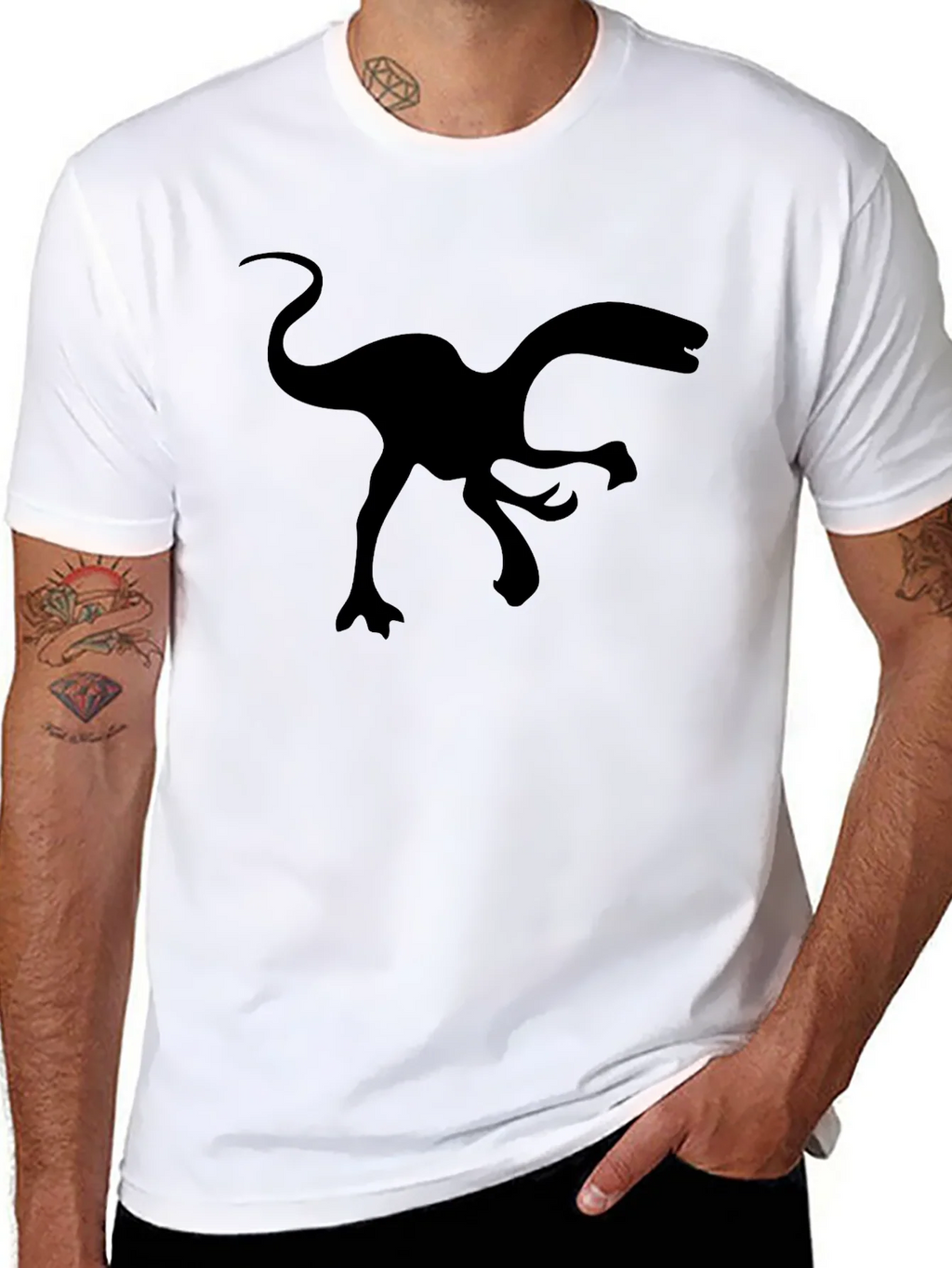 Black Dino T-Shirt