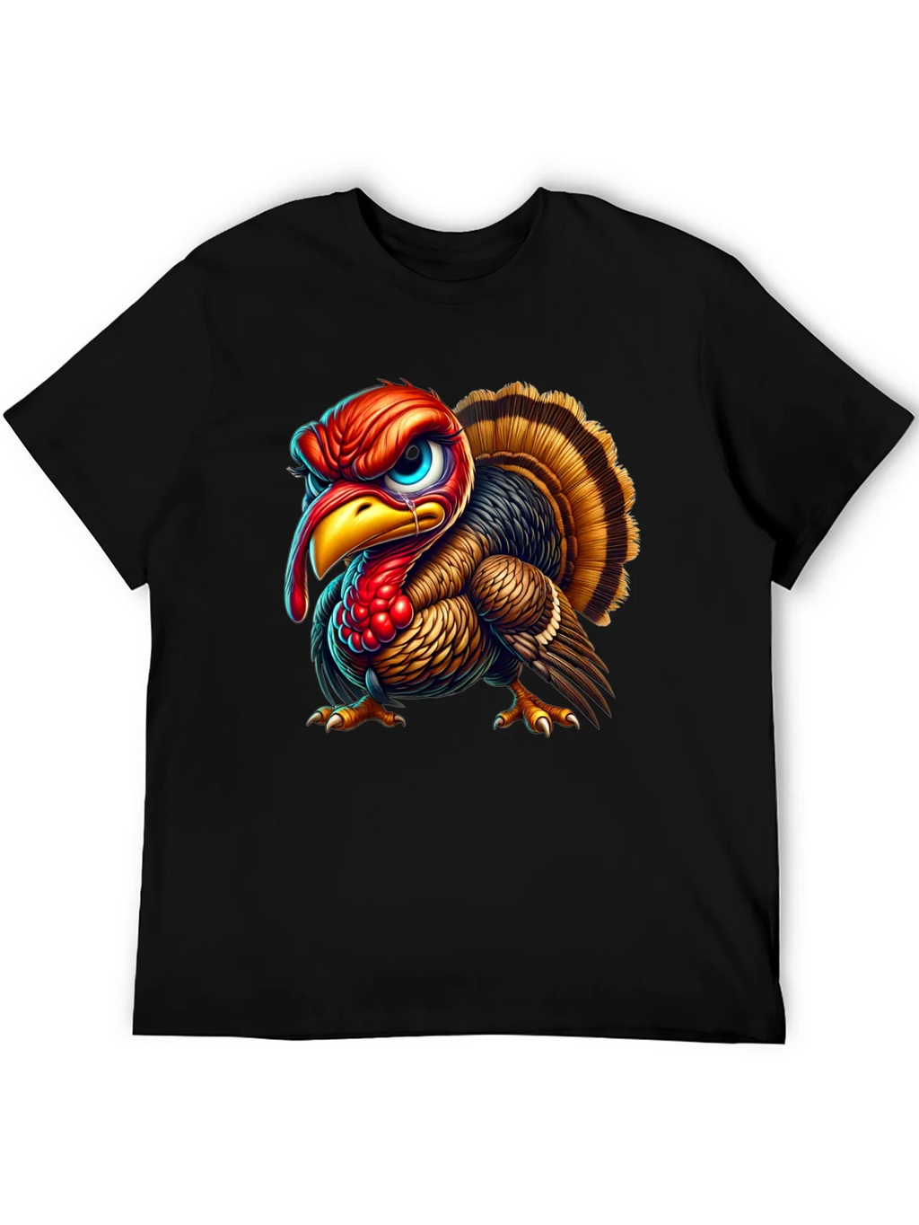 Angry Turkey Graphic Tee - Thanksgiving Humor