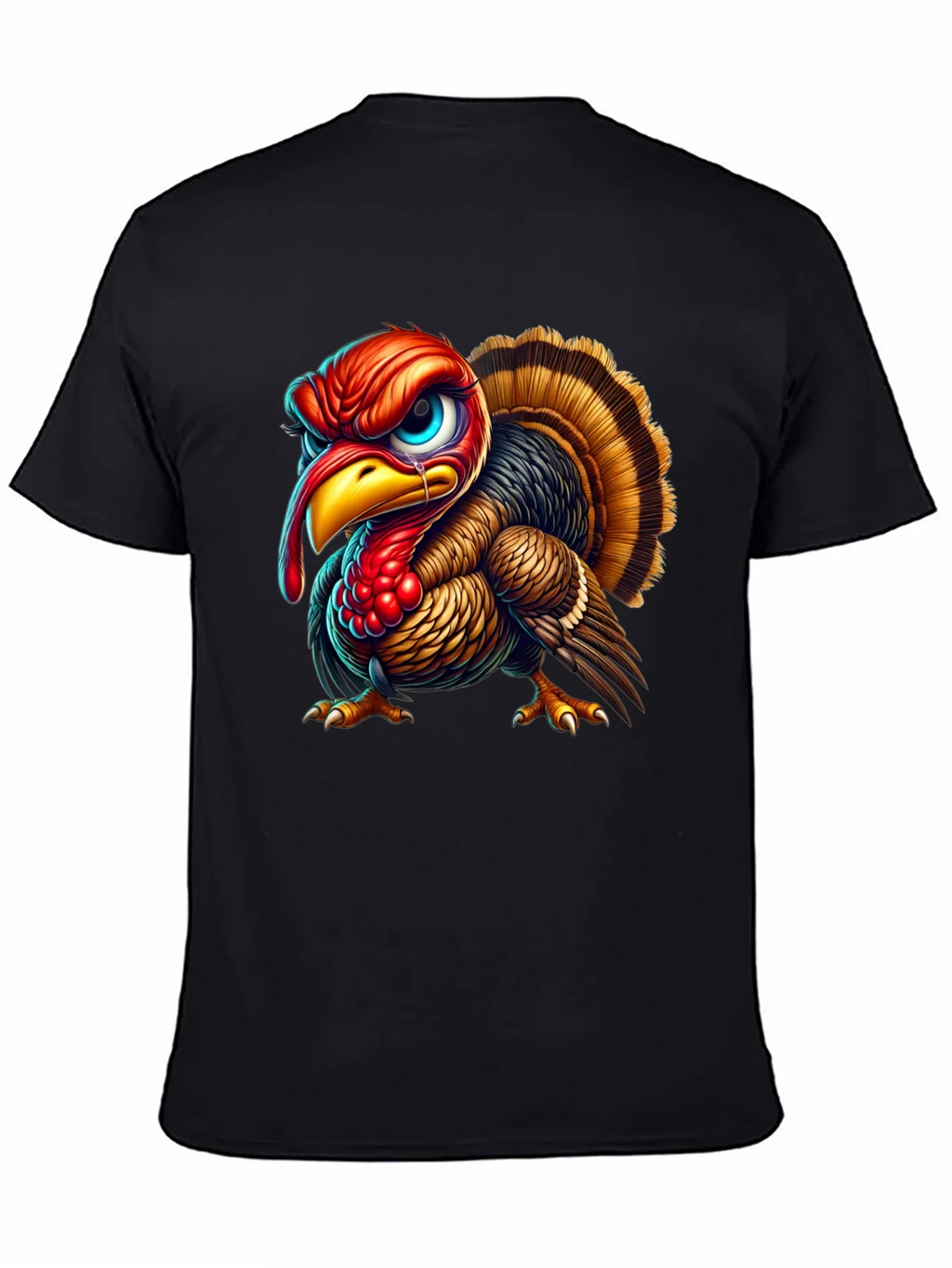 Angry Turkey Graphic Tee - Thanksgiving Humor