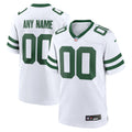 New York Jets Legacy White Custom Game Jersey