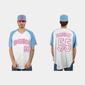 #55 ADRIAN MARTINEZ MEXICO BASEBALL 2023 WORLD BASEBALL CLASSIC JERSEYC WHITE BLUE Stitches Baseball Jerseys