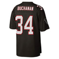 A.Falcons #34 Ray Buchanan  Black Retired Player Legacy Replica Jersey Stitched American Football Jerseys