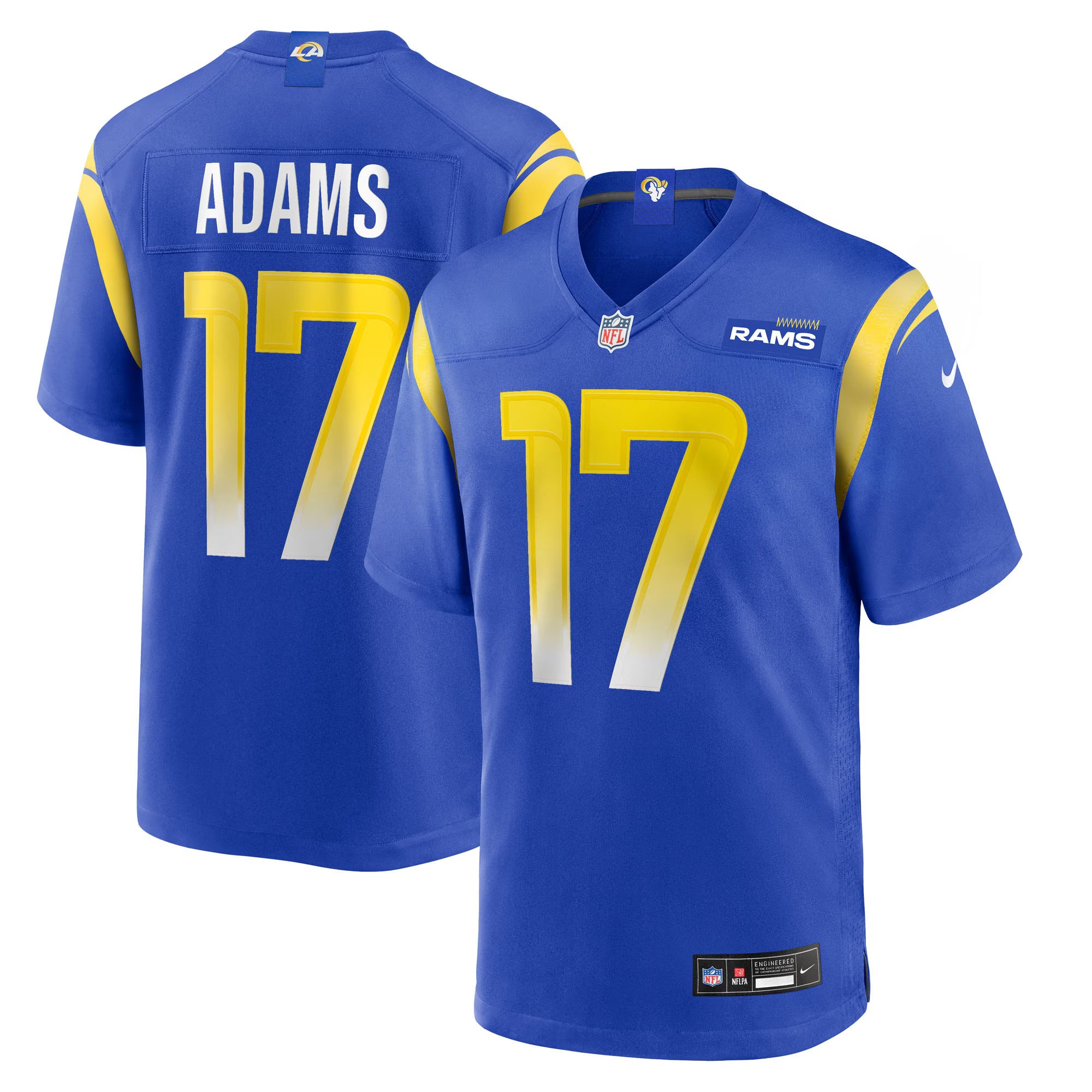 Los Angeles Rams Davante Adams Royal Game Player Jersey