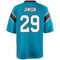 C.Panthers #29 D'Shawn Jamison blue Team Game Jersey Football Stitched Jersey