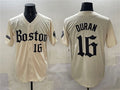 Boston Red Sox #16 Jarren Duran Cream Gothic Vapor Limited Stitched Baseball Jersey