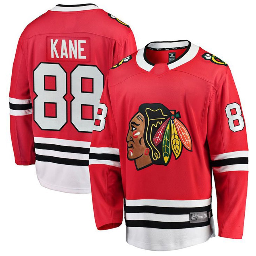 C.Blackhawks #18 Denis Savard Player Fanatics Red Home Breakaway Hockey Jerseys