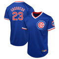 C.Cubs #23 Ryne Sandberg Player Royal Cooperstown Collection Limited Baseball Jerseys