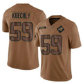 C.Panthers #59 Luke Kuechly Player Brown Salute To Service Limited Football Jerseys