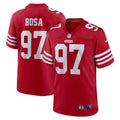 San Francisco 49ers Nick Bosa Scarlet Team Game Jersey