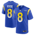 Los Angeles Rams Jared Verse Royal Player Game Jersey