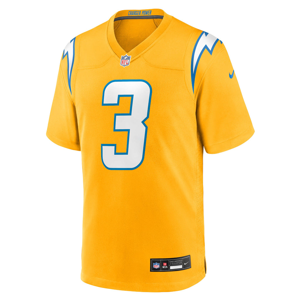Los Angeles Chargers Derwin James Jr. Gold Alternate Charger Power Game Player Jersey