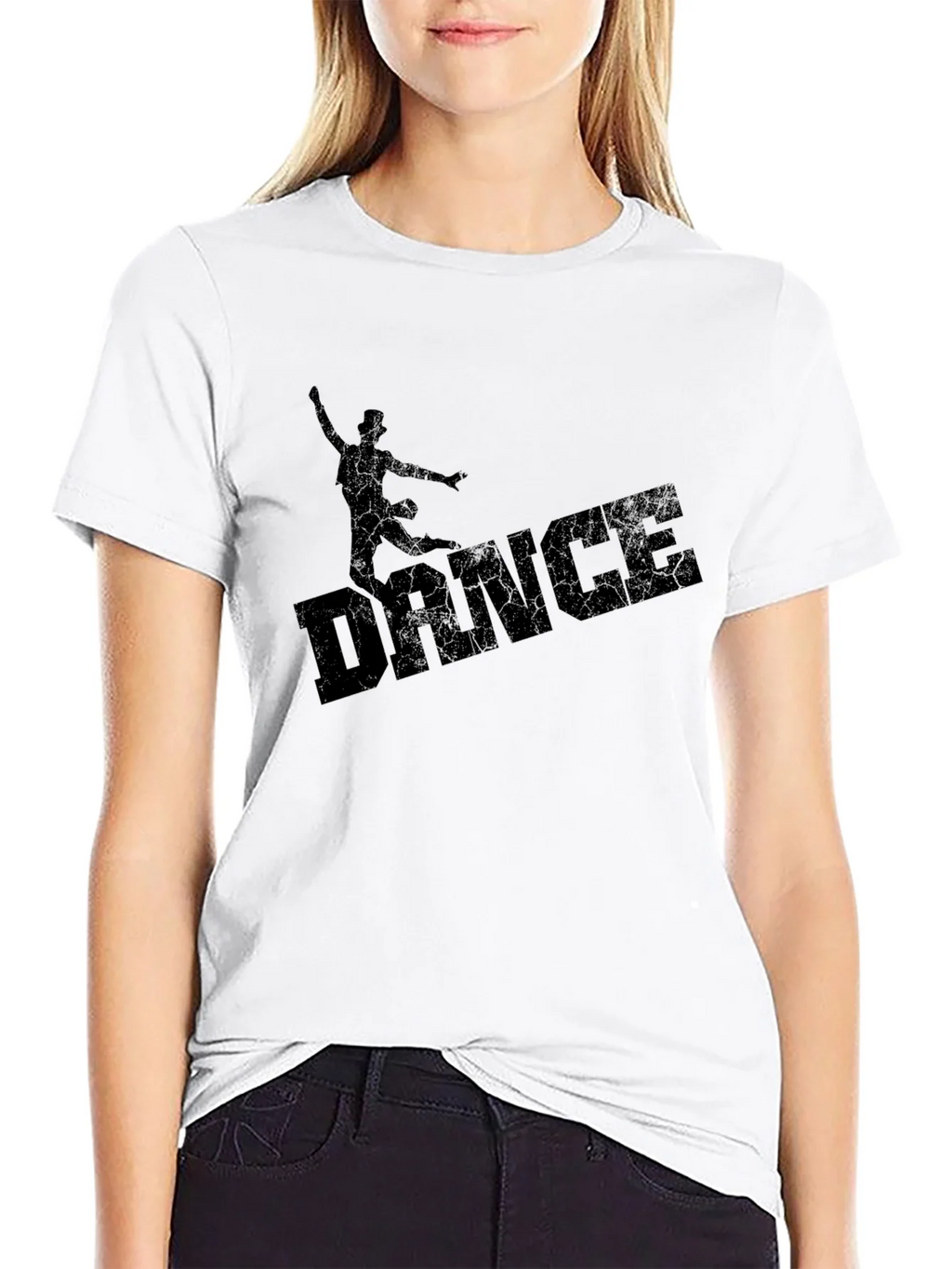 Dance Graphic Black T-Shirt