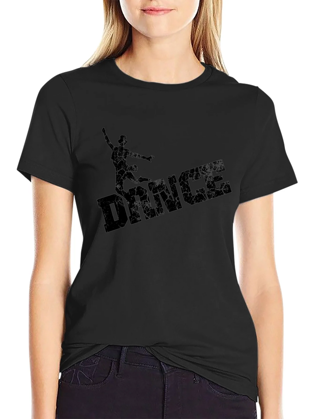 Dance Graphic Black T-Shirt