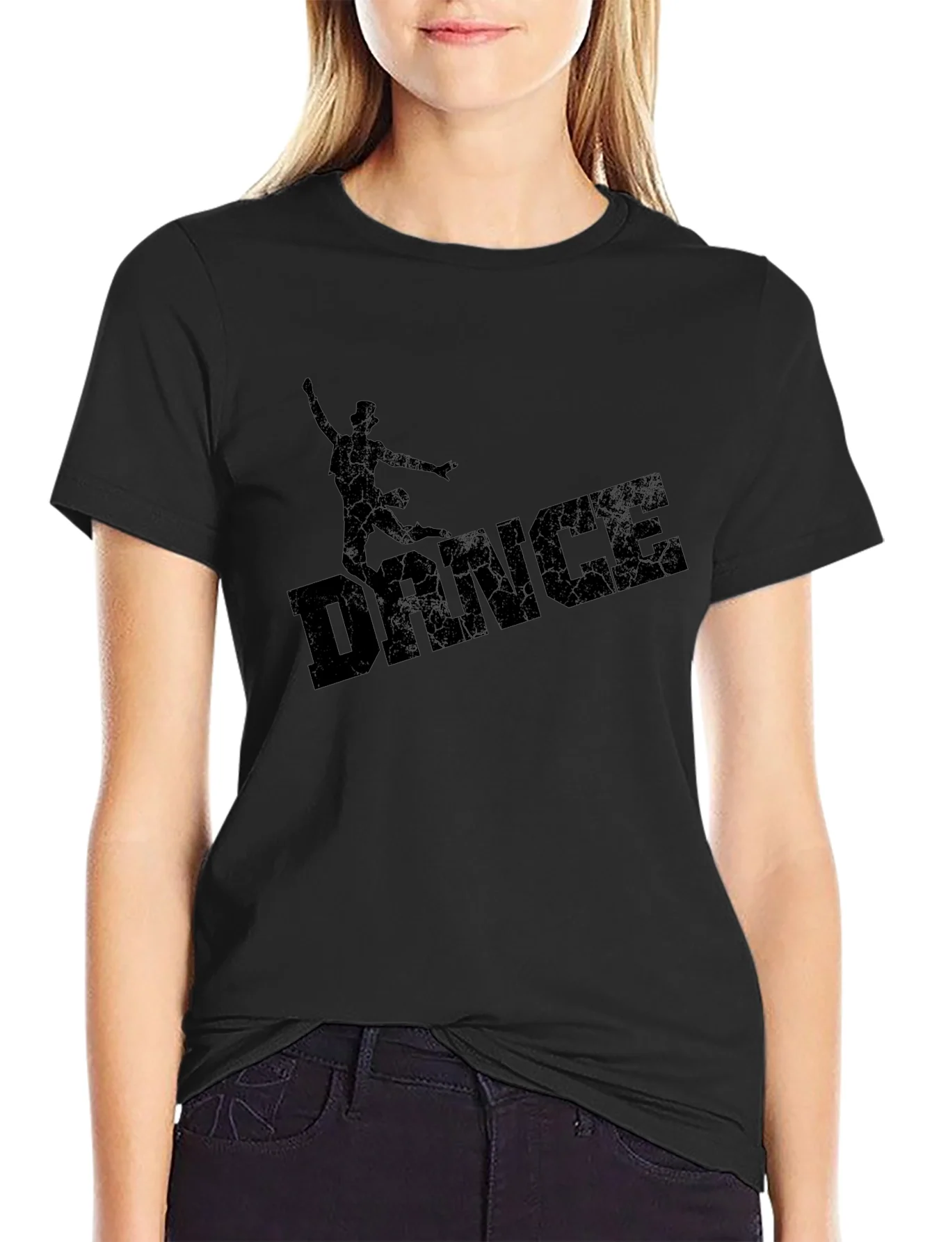 Dance Graphic Black T-Shirt