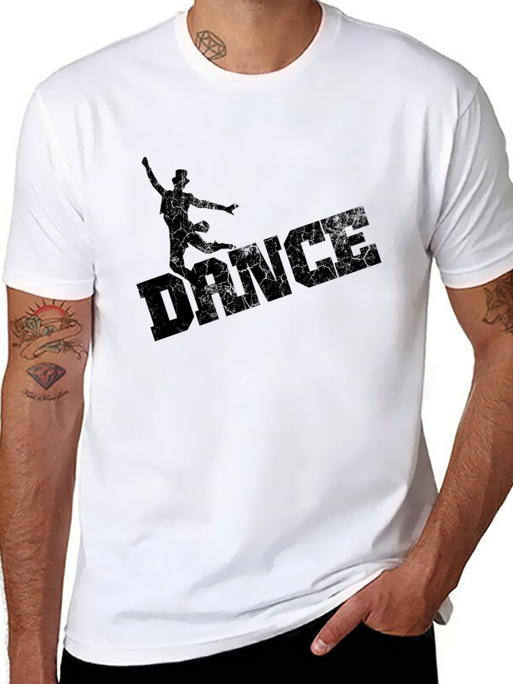 Dance Graphic Black T-Shirt