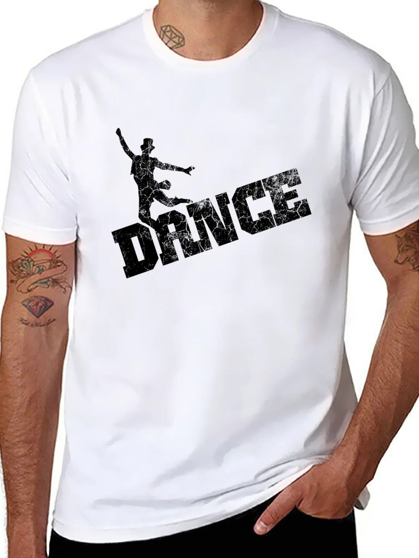 Dance Graphic Black T-Shirt
