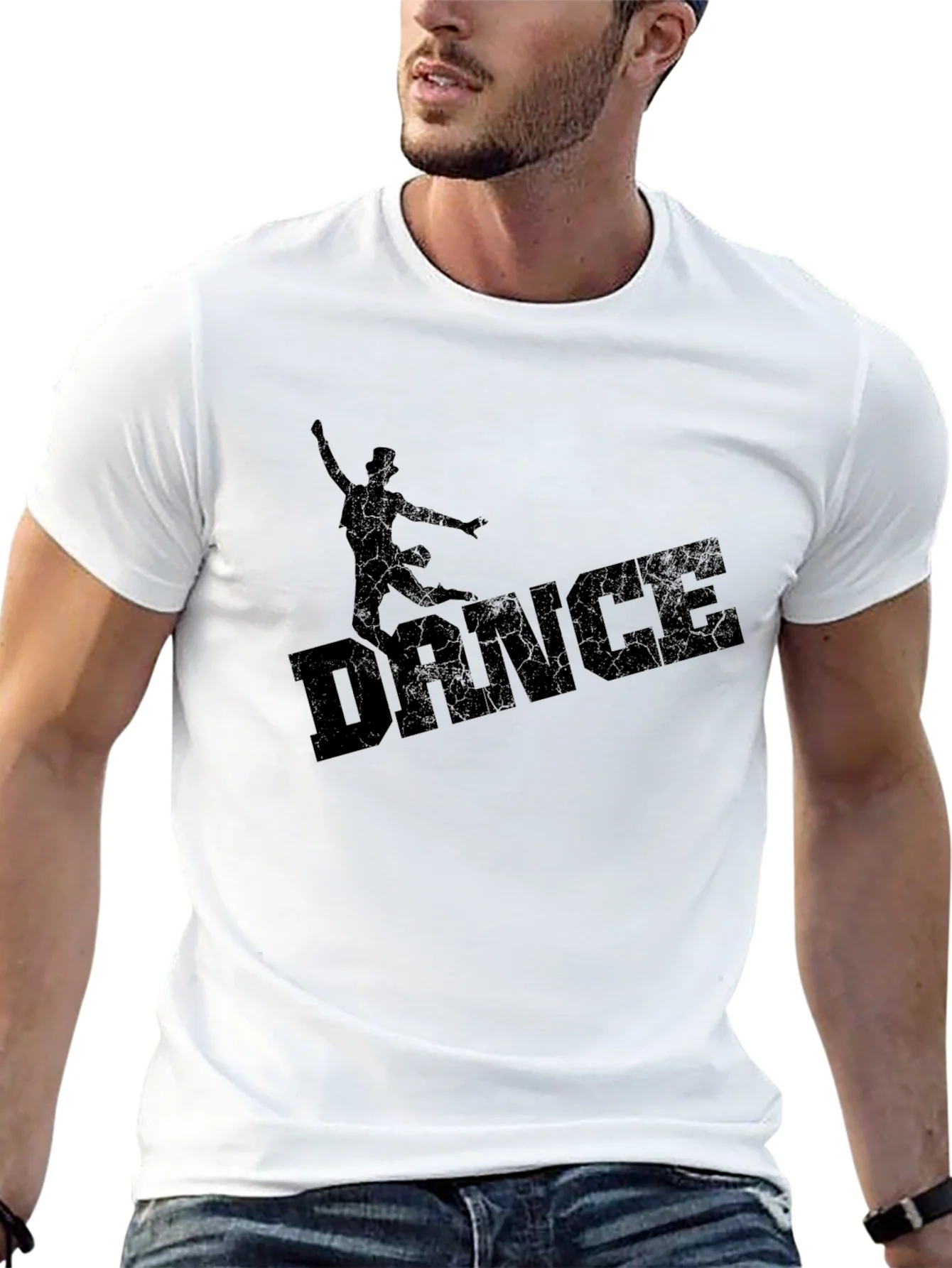 Dance Graphic Black T-Shirt