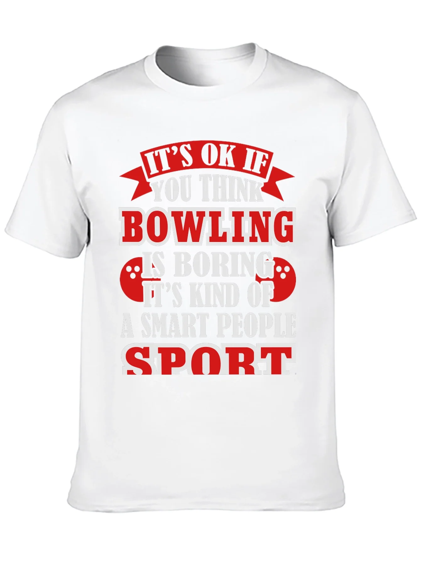 Bowling Smart People Sport Graphic T-Shirt