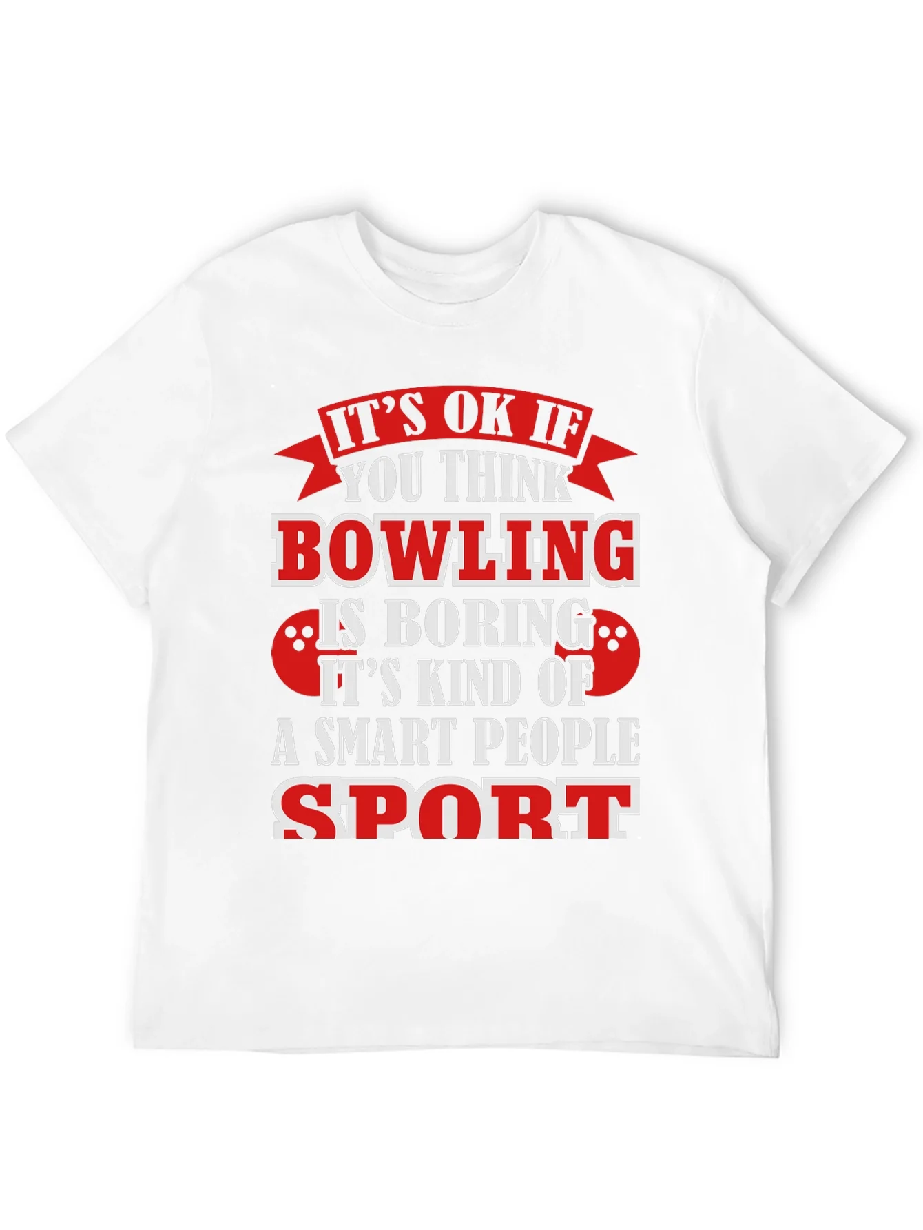 Bowling Smart People Sport Graphic T-Shirt