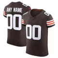 Custom C.Browns Brown Scarlet Vapor F.U.S.E. Elite Jersey Stitched American Football Jerseys