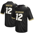 C.Buffaloes #12 Travis Hunter Original Retro Brand NIL Football Player Jersey Black American College Jerseys