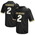 C.Buffaloes #2 Shedeur Sanders Original Retro Brand NIL Football Player Jersey Black American College Jerseys