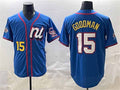 Colorado Rockies National League #15 Hunter Goodman Blue 2025 All-Star Edition Limited Stitched Baseball Jersey