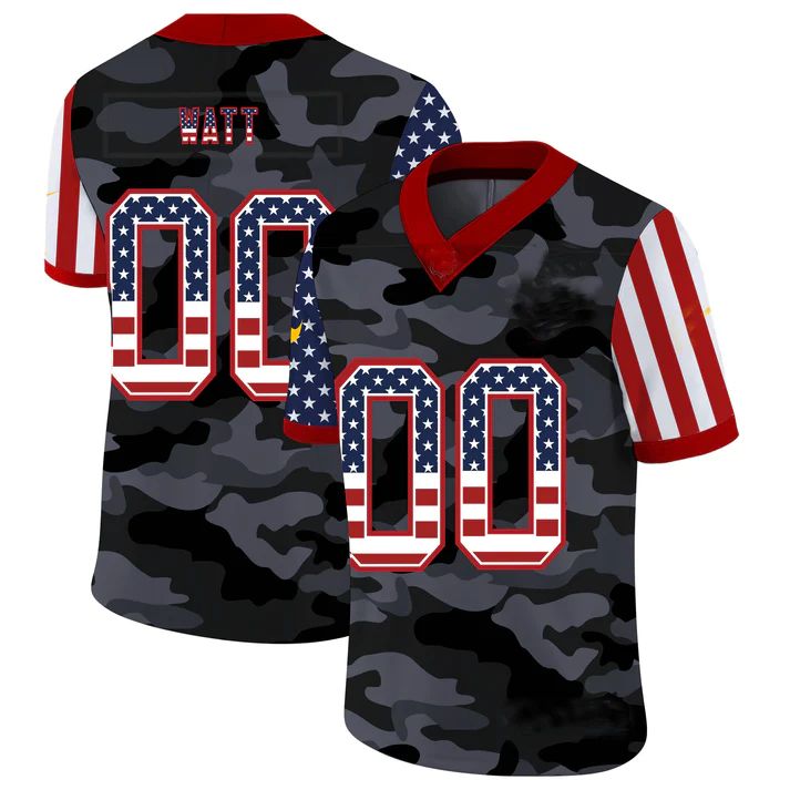 Custom D.Lions Team 32 and Number and Name 2020 Camo Salute to Service Limited Jersey Stitched American Football Jerseys