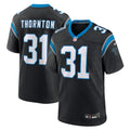 Carolina Panthers Corey Thornton Black Team Game Jersey