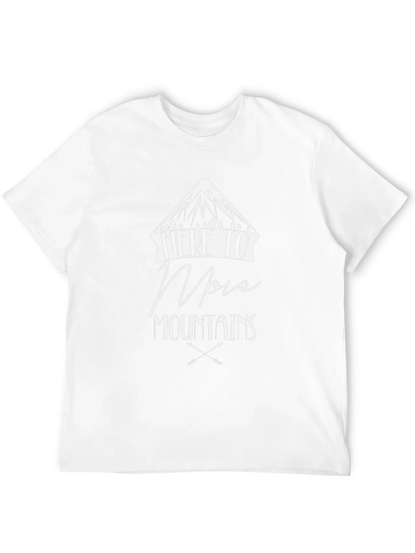 Here to Move Mountains Graphic Tee