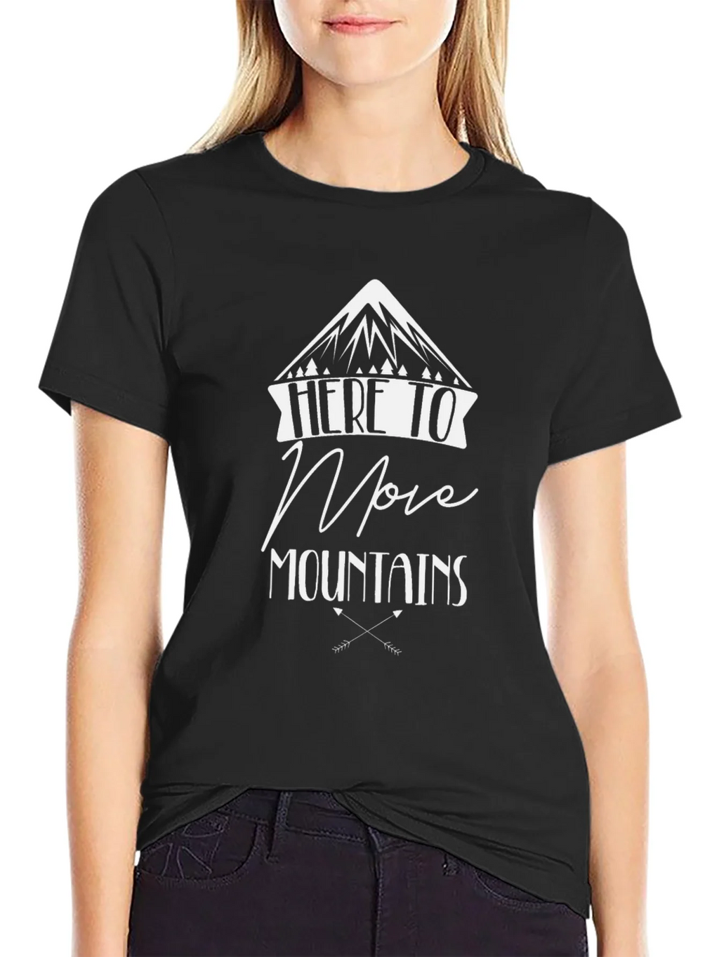 Here to Move Mountains Graphic Tee